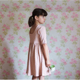 Little Cottons June Pointelle Dress ~ Tulip Floral