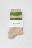 Le Bon Shoppe - Her Socks - Varsity: Pink Stripe