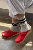 Le Bon Shoppe - Cottage Varsity Socks : Ht.grey Varsity