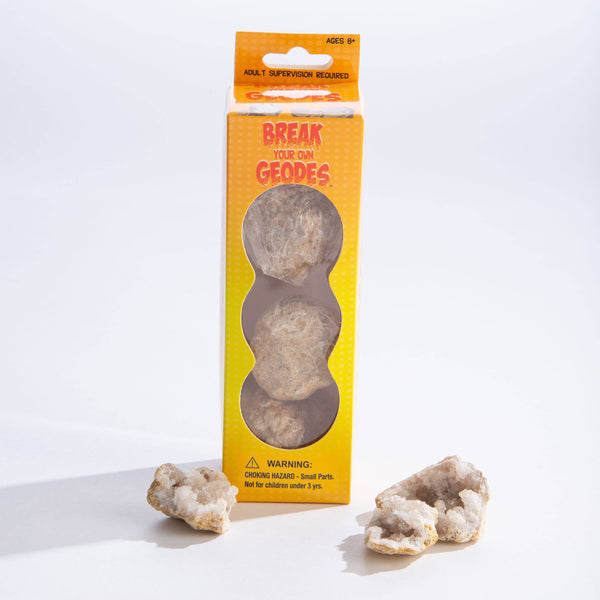GeoCentral - 3 Piece Break-Your-Own Moroccan Geodes Kit
