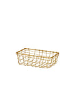 Fog Linen Work - Iron Wire Basket Rectangle (S)