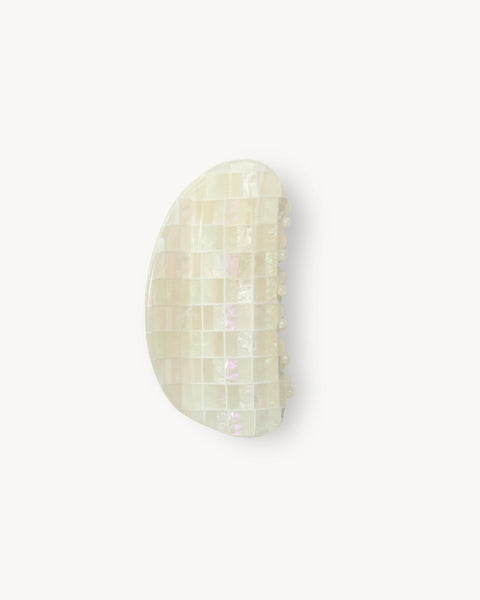 MACHETE - Crescent Claw in Opalite Shell Checker