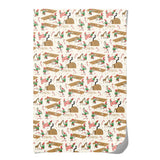 Red Cap Cards - Santa's Workshop holiday wrapping paper: Single