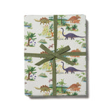 Red Cap Cards - Dinosaurs wrapping paper: Rolls of 3 sheets