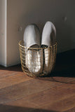 Fog Linen Work - Wire Basket Round (M)