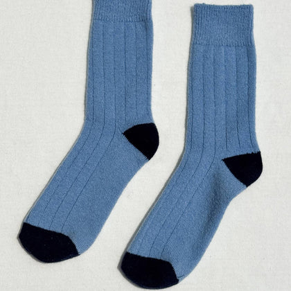 Le Bon Shoppe - Classic Cashmere Socks: Bluebell