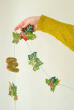 East End Press - Holly and Ivy Sewn Garland