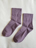 Le Bon Shoppe - Sneaker Socks: Ht. Cocoa