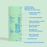 DUNE Suncare - The Slip Stick - Invisible Suncare Stick for Face & Body