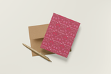 re:mused studio - Raspberry Valentine A2 Greeting Card