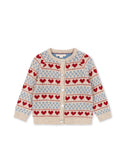 Konges Belou Collar Cardigan ~ Heart
