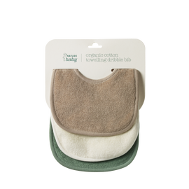 Nature Baby - Dribble Bibs 3 Pack: 0-6M