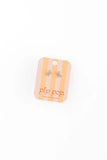 Pip Pop Post - Enamel Butterfly Stud Earrings - Hypoallergenic, Flat Back: Blush