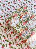 re:mused studio - Cambrifornia Gift Wrap Sheet-Double Sided: Roll of 3 Sheets