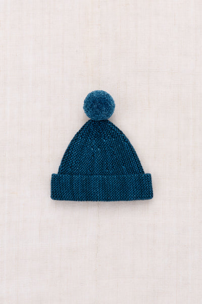 Misha & Puff Baby Garter Hat ~ Moonlight