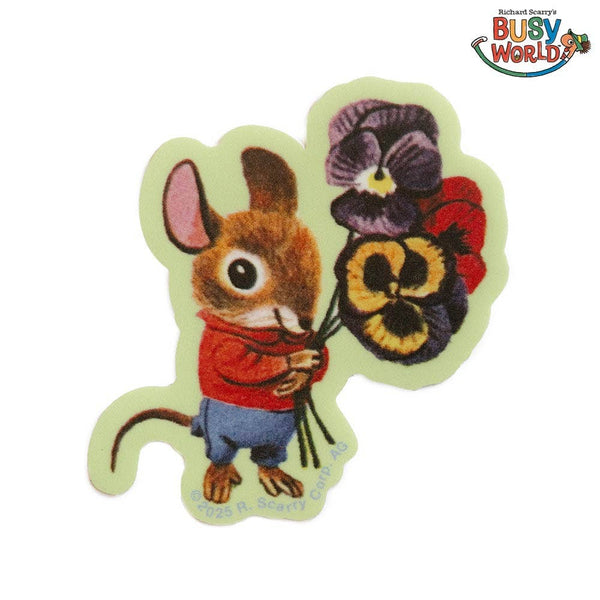 Three Potato Four - 3P4 x Richard Scarry® - Mouse Bouquet Sticker