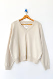 Le Bon Shoppe - Abby Cotton V-Neck Sweater (3XS/S - 2M/L): Cornflower (3XS/S -2M/L)