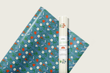 re:mused studio - Strawberry Gift Wrap Sheet – Double Sided: Roll of 3 Sheets