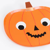Meri Meri - Halloween Pumpkin Plates