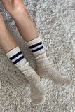 Le Bon Shoppe - Cottage Varsity Socks: Oatmeal Varsity