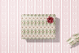 re:mused studio - Brasserie Gift Wrap Sheet – Double Sided: Roll of 3 Sheets