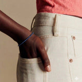 Kris Nations - Blue Freshwater Pearl Bracelet: Gold-Filled