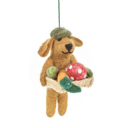 Felt So Good - Handmade Felt Dom the Gardening Dog