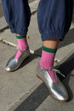 Le Bon Shoppe - Color Block Girlfriend Socks : Black Coffee