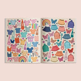 Paige Tate & Co. - My Sticker Storybook: Fairies and Unicorns (Valentines)