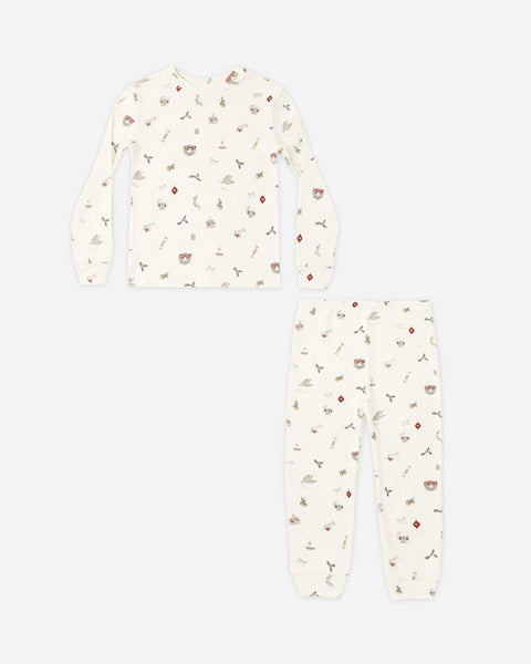 Rylee + Cru Organic Long Sleeve Pajama Set ~ Favorite Things