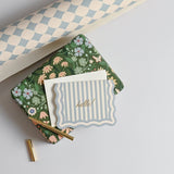 Amy Heitman - Hello! Blue Striped Scallop: Single Card
