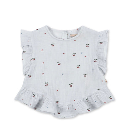 Konges Coco Set ~ Cherry Bleu Coeur