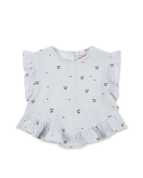 Konges Coco Set ~ Cherry Bleu Coeur