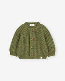 Buho Baby Botonato Cardigan ~ Green Tea