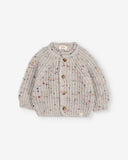 Buho Baby Botonato Cardigan ~ Pearl Grey