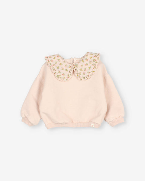 Buho Baby Cottage Sweatshirt ~ Cream Pink