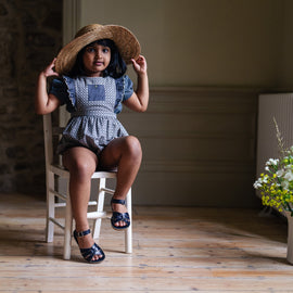 Little Cottons Bridget Romper ~ Tessera Floral