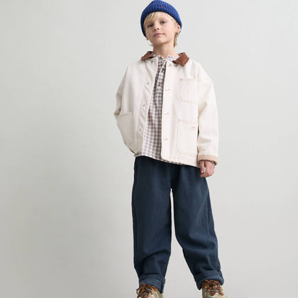 Buho Kid Drill Pants ~ Whale