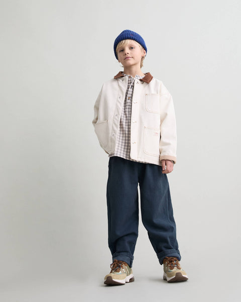 Buho Kid Drill Pants ~ Whale