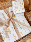 re:mused studio - Wild Mountain Wrap Sheet-Double Sided: Roll of 3 Sheets