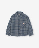 Buho Tartan Shirt ~ Navy