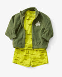 Lewis - Swim Trunks - Salmon | Chartreuse: 6Y