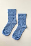 Le Bon Shoppe - Polka Dot Sneaker Socks (wholesale): BLUE/NAVY