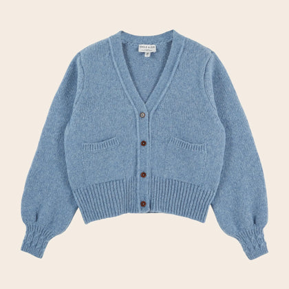 Emile et Ida Women Soft Cardigan ~ Light Blue