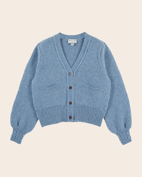 Emile et Ida Women Soft Cardigan ~ Light Blue