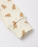 Rylee & Cru Organic Long John Pajamas Gingerbread