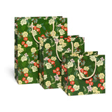 Red Cap Cards - Festive Blooms gift bags: Medium