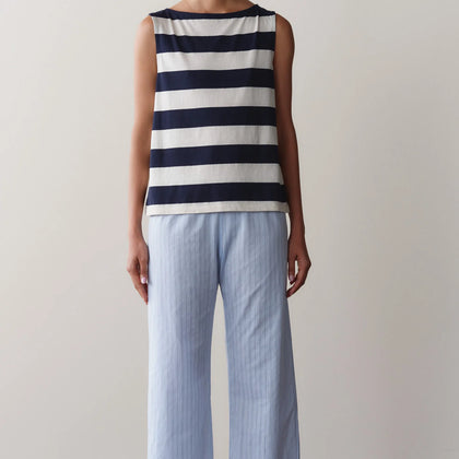 DONNI Eyelet Pop Simple Crop Pant