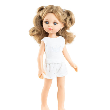 Las Amigas doll - Carla tied hair in pajamas - Paola Reina
