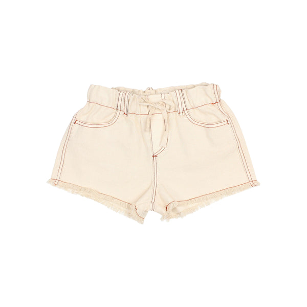 Buho Kid Drill Shorts ~ Sand